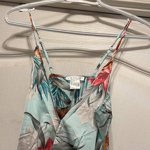 VENUS Floral wrap around floor dress - Picture 5 of 8